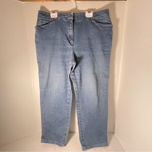 Jones Sport Denim Capri Pants Size 14